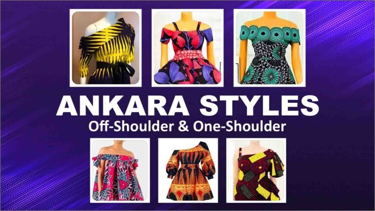 Ankara Off-Shoulder and One-Shoulder Styles