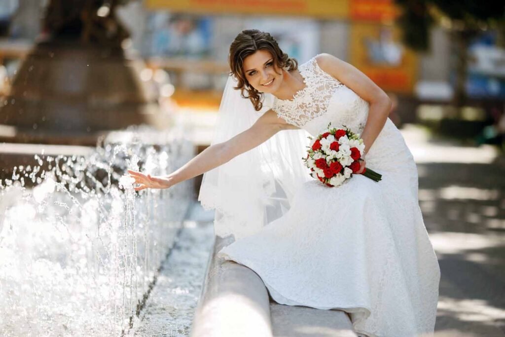 Bridal Fashion with Flower