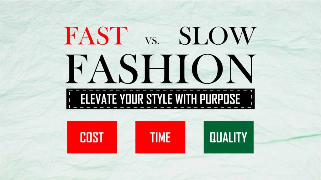 Fast Fashion vs. Slow Fashion