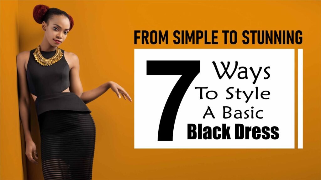 style your black dress