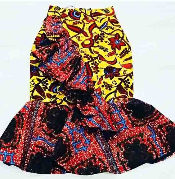 Layered Ankara Skirts