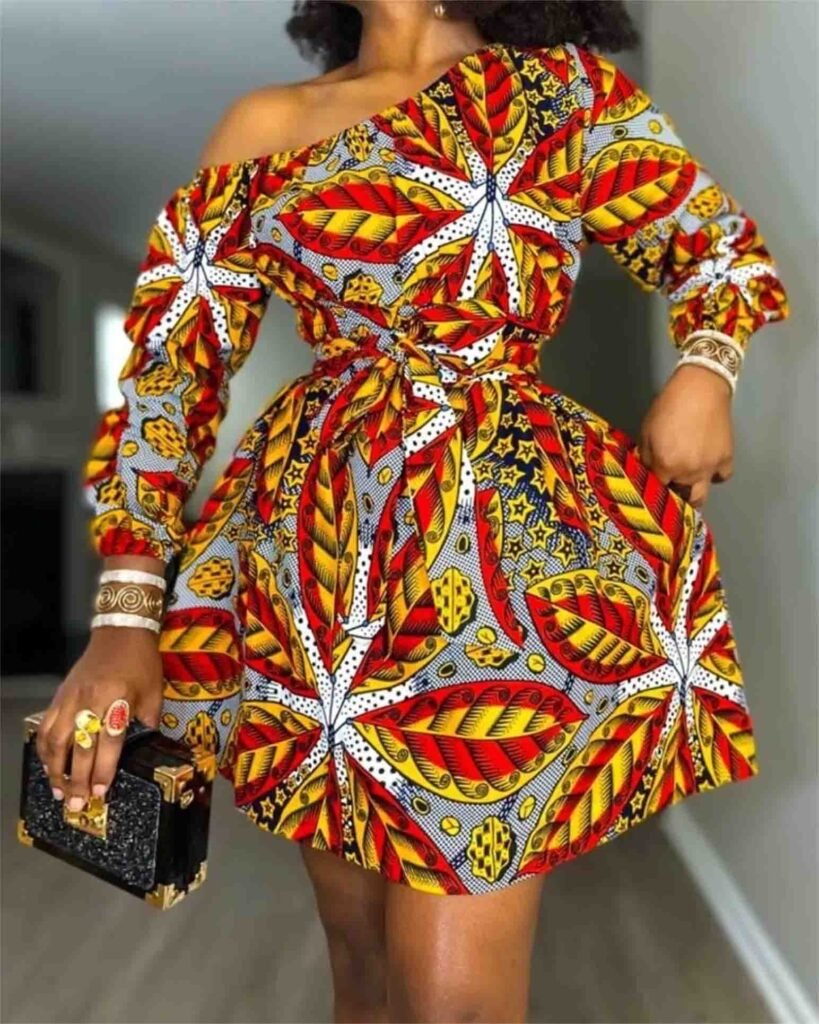 Ankara Short Gowns For Women