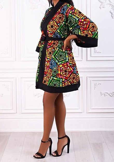 Ankara Semi Gown